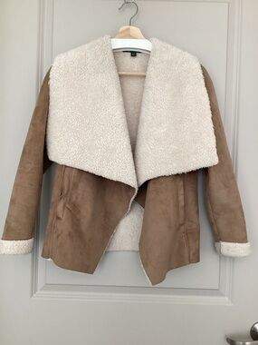 Ralph Lauren Faux Suede and Sherpa jacket
